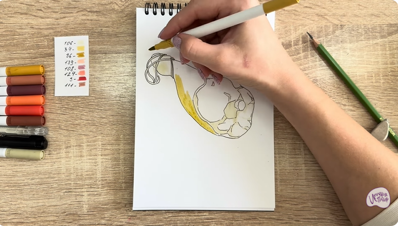 Рисуем Окорок