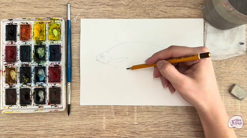 Рисуем Белоглазка