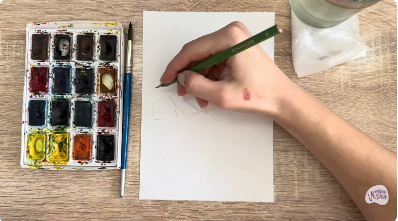 Рисуем Филе тунца