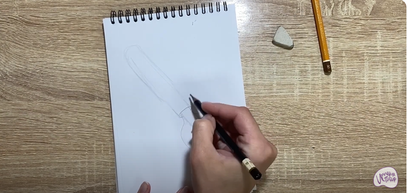 Рисуем Консервный нож