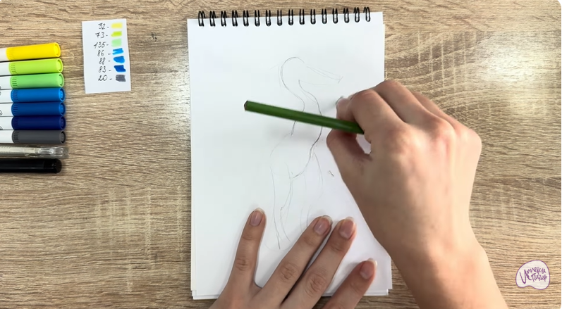 Рисуем Веган из «Доктор Динозавров»