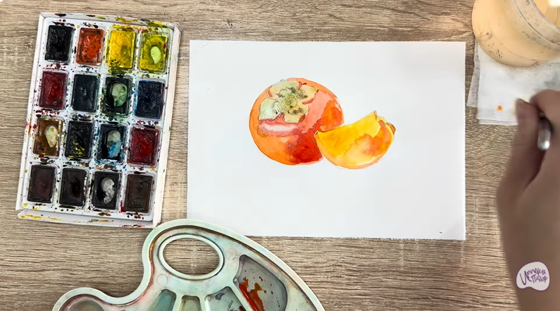 Рисуем Хурма