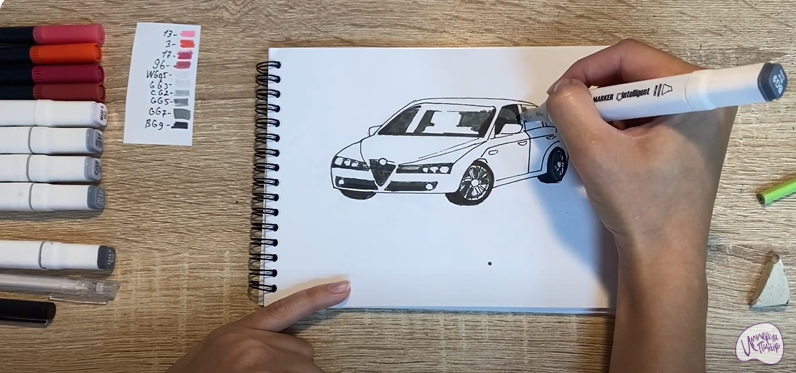 Рисуем Alfa Romeo