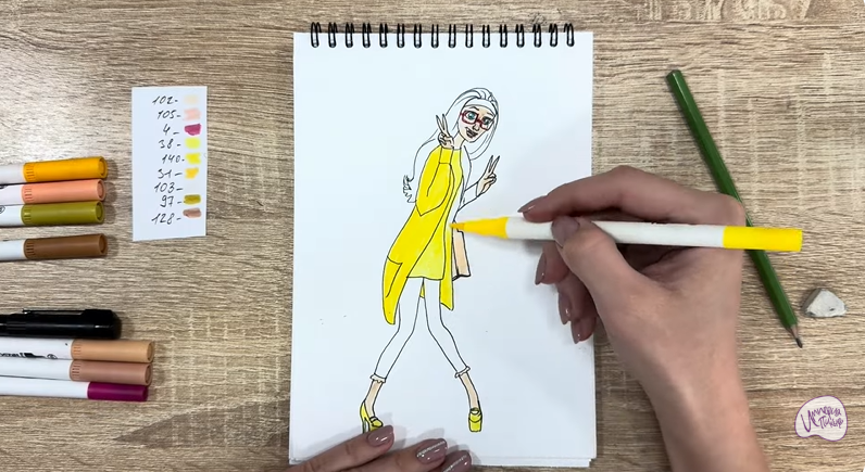 Рисуем Хани Лемон из "Город героев"