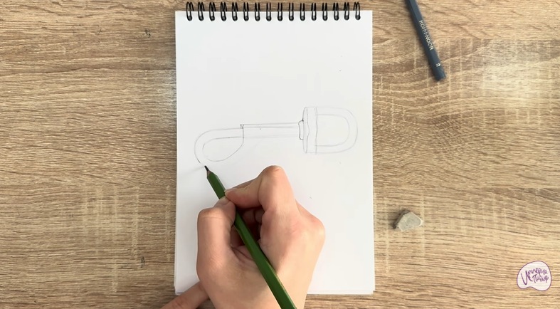 Рисуем Зацепной карабин