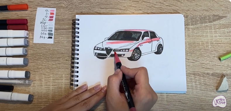 Рисуем Alfa Romeo