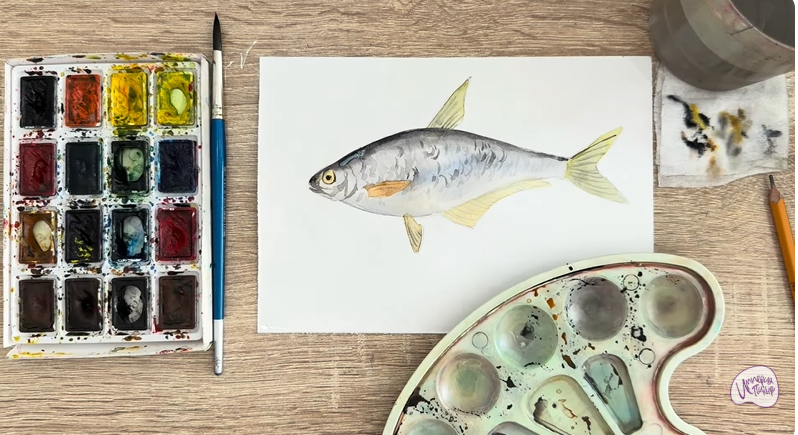 Рисуем Белоглазка