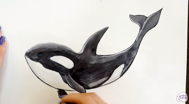 Рисуем Касатка
