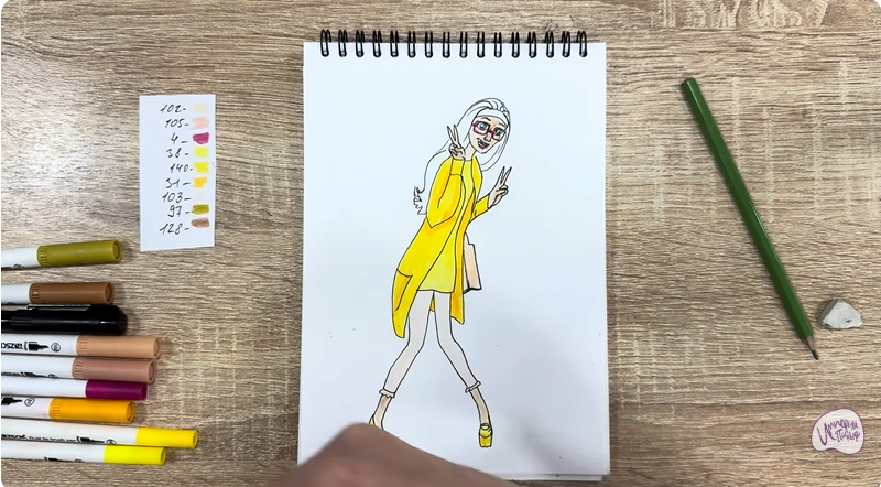 Рисуем Хани Лемон из "Город героев"