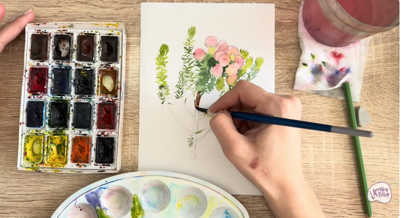 Рисуем Берцелия