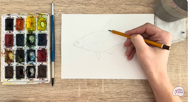 Рисуем Белоглазка