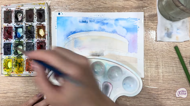 Рисуем Стадион Краснодар