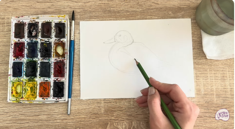 Рисуем Чирок-клоктун