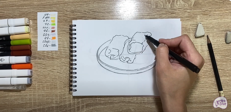 Рисуем Голубцы