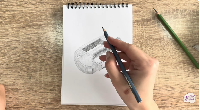 Рисуем Педаль велосипеда