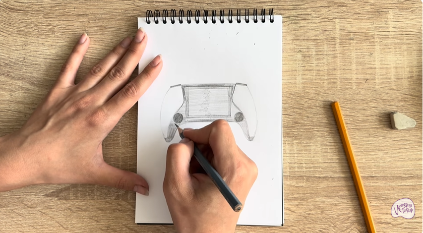 Рисуем Игровая консоль