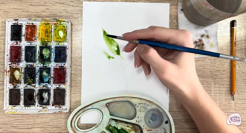 Рисуем Лавровый лист