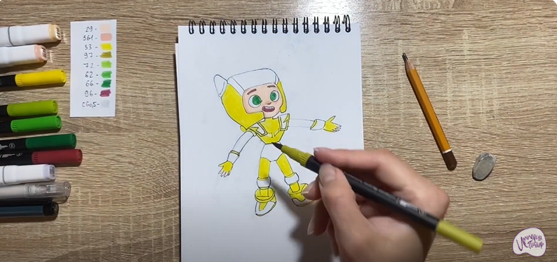 Рисуем Флай из "Геройчики"