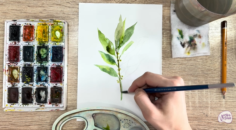 Рисуем Лавровый лист