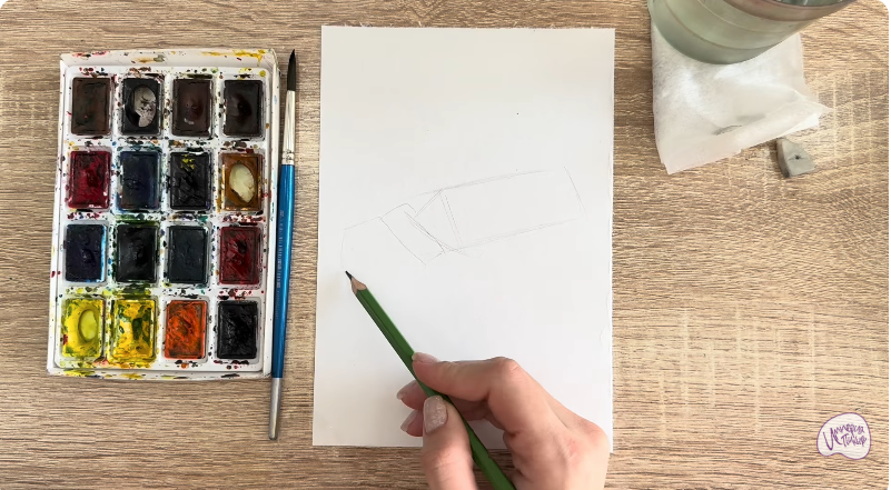 Рисуем Филе тунца