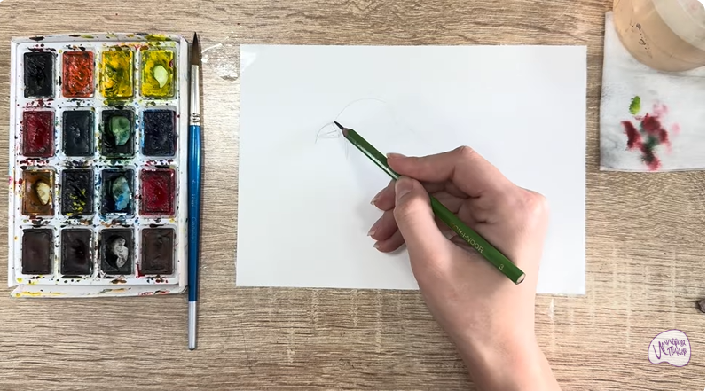 Рисуем Клест - еловик