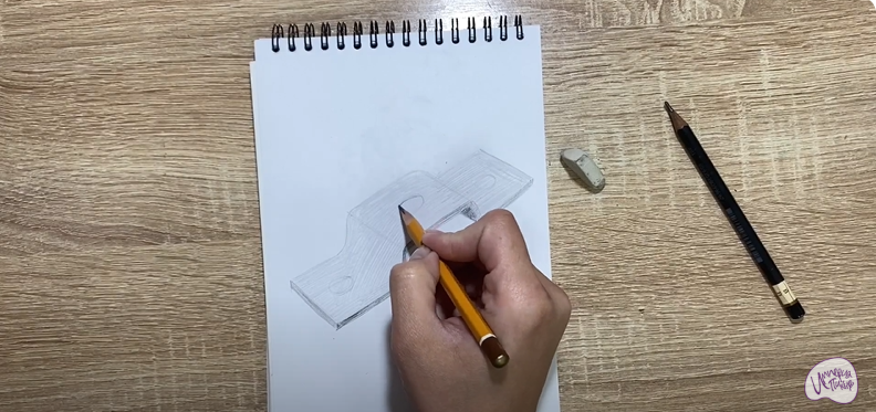 Рисуем Соединительная скоба