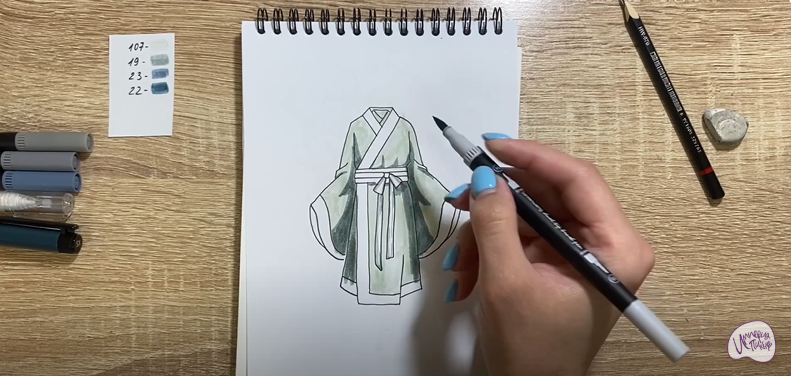 Рисуем Костюм Китая