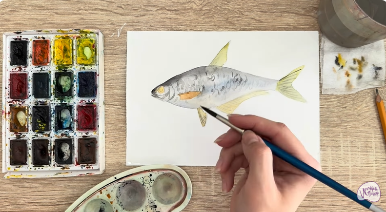 Рисуем Белоглазка