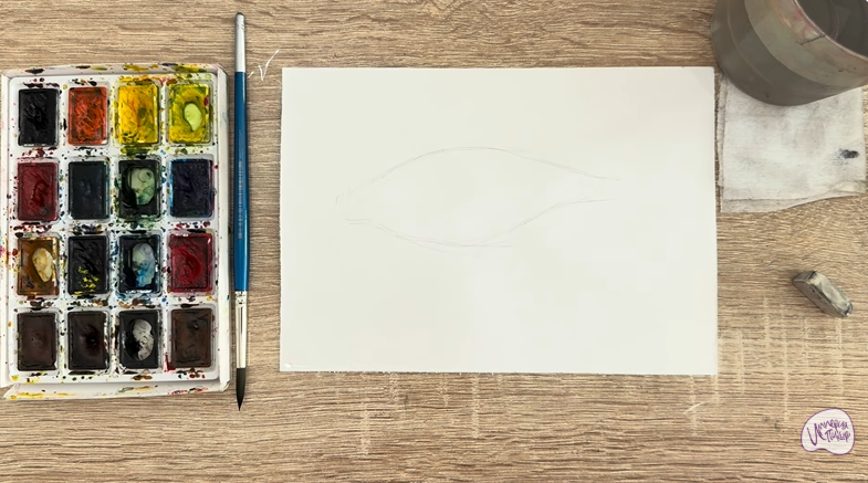 Рисуем Белоглазка