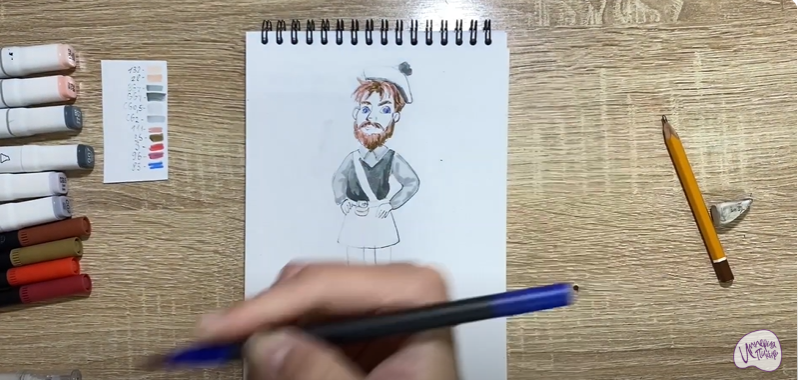Рисуем Шотландец