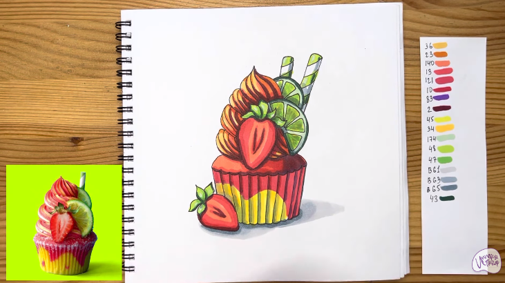 Рисуем Пирожное