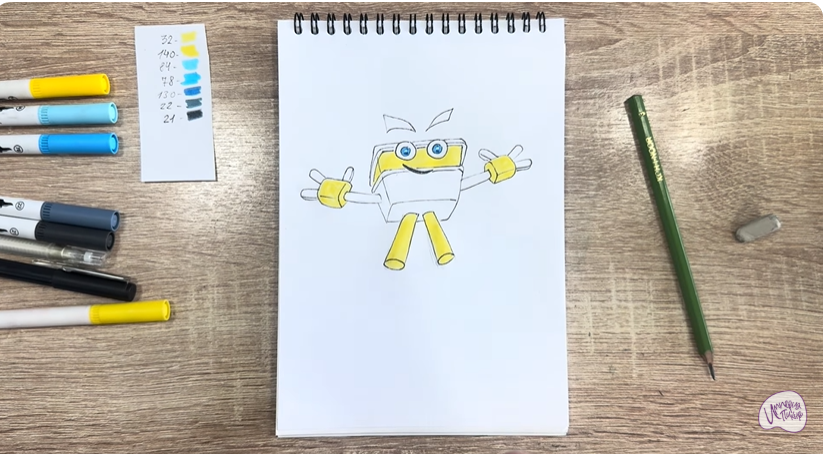 Рисуем Мозг из "Живой гараж"