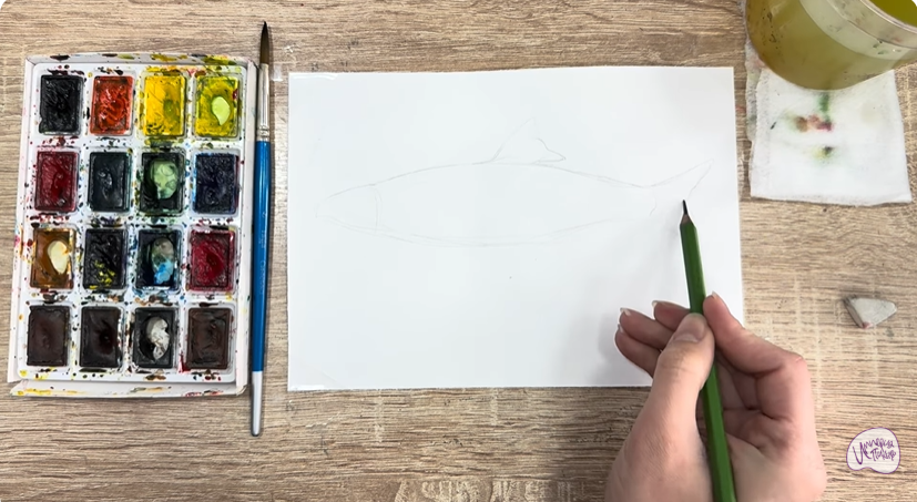 Рисуем Подуст