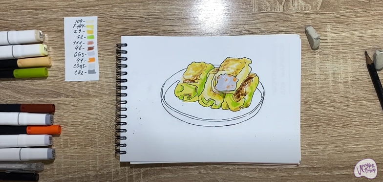 Рисуем Голубцы