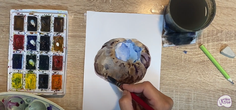 Рисуем Саркосома шаровидная