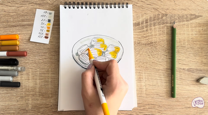 Рисуем Десерт "Тулумба"