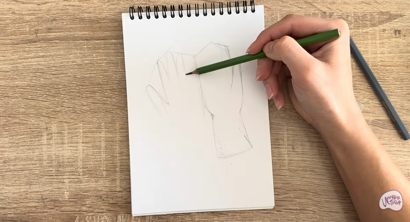 Рисуем Резиновые перчатки