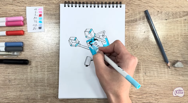 Рисуем Тяга из "Живой гараж"