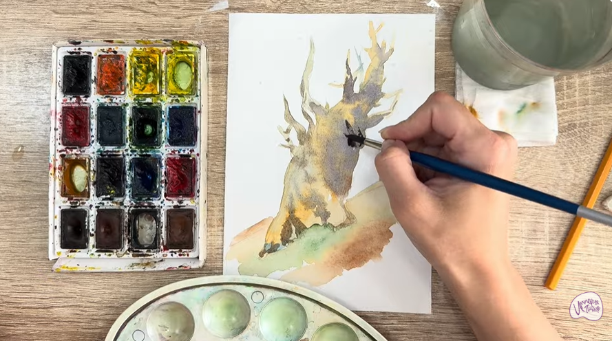 Рисуем Сосна Мафусаила