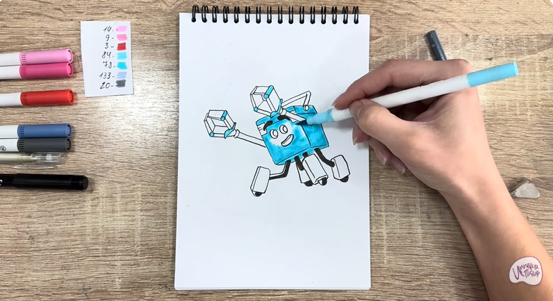 Рисуем Тяга из "Живой гараж"