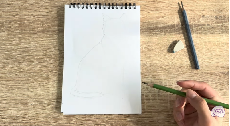 Рисуем Бурманский кот Рисуем Бурманский кот