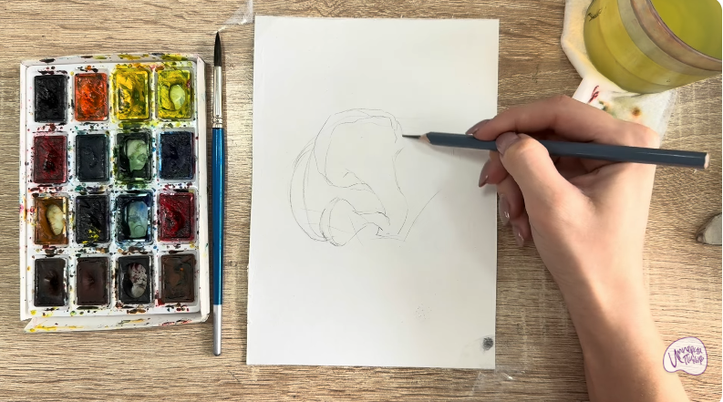 Рисуем Вешенки