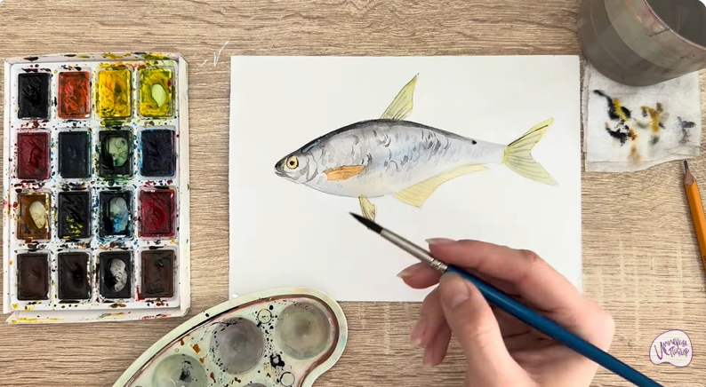 Рисуем Белоглазка