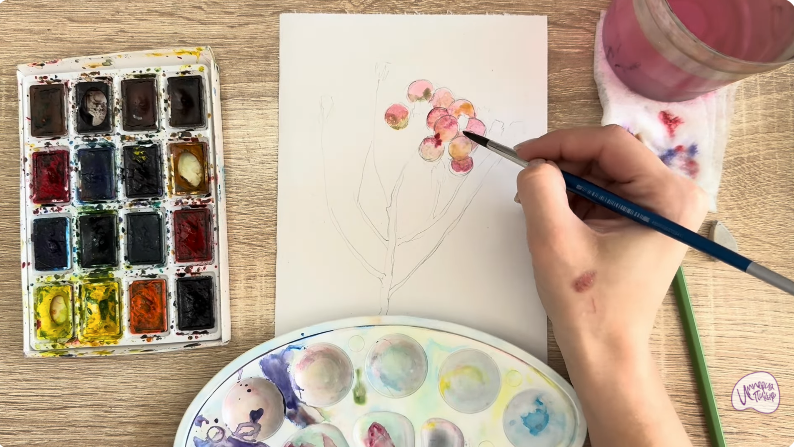 Рисуем Берцелия