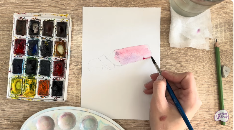 Рисуем Филе тунца