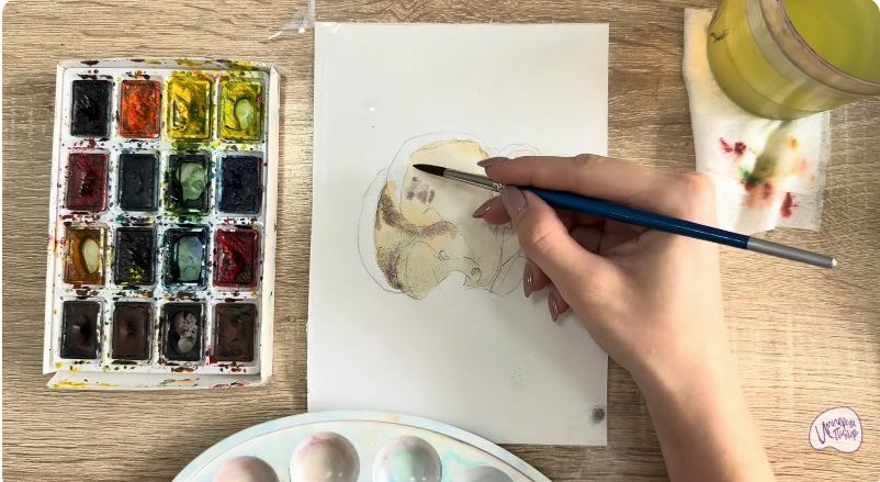 Рисуем Вешенки