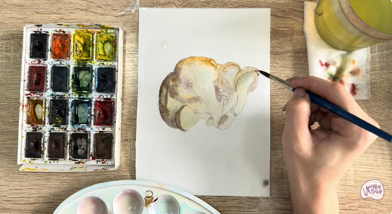 Рисуем Вешенки