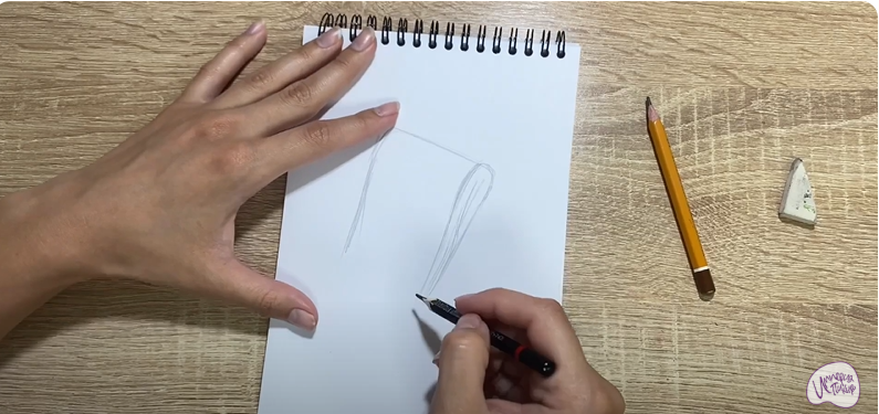 Рисуем Подставка для телефона