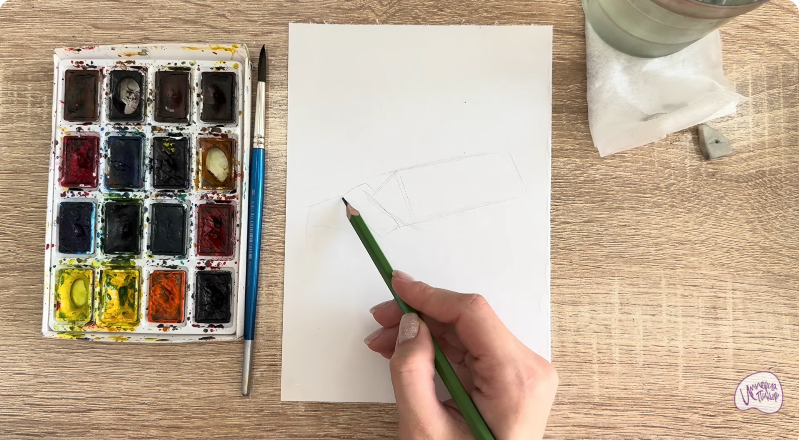 Рисуем Филе тунца