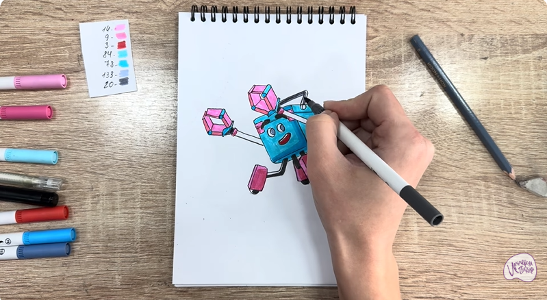 Рисуем Тяга из "Живой гараж"